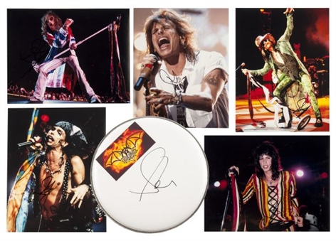 Steven Tyler Autographed Collection of (6)